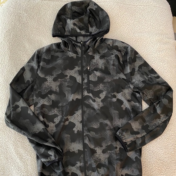 Adidas Full ZIP Camo Windbreaker Jacket
